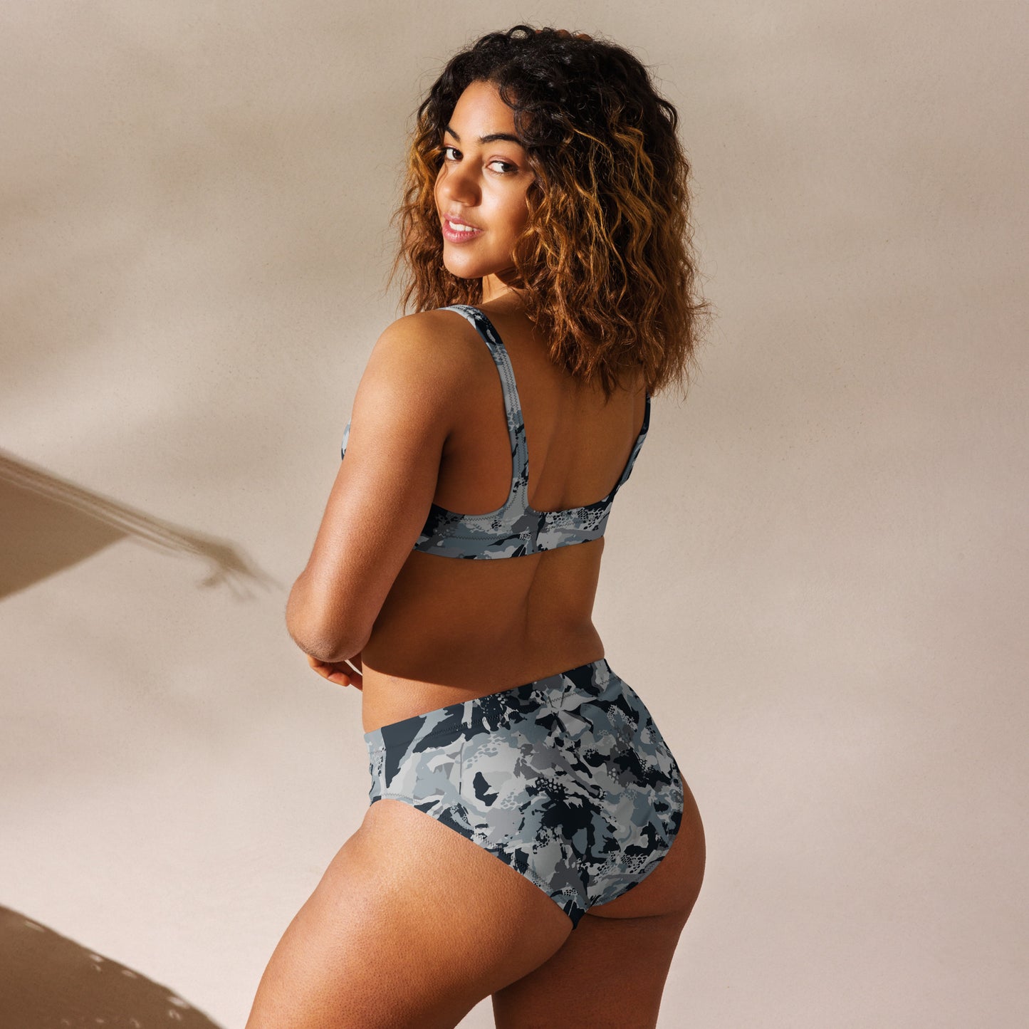 High Waist Bikini Camo