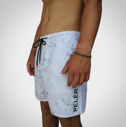 Pantaloncini da bagno in marmo