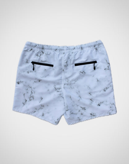 Pantaloncini da bagno in marmo