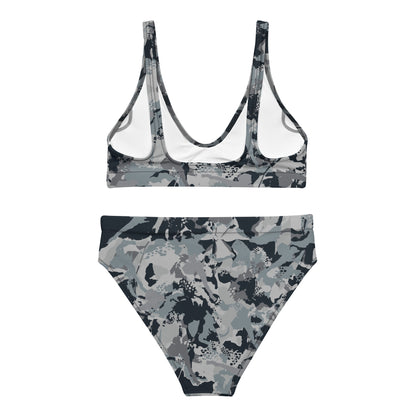 Bikini a vita alta mimetico