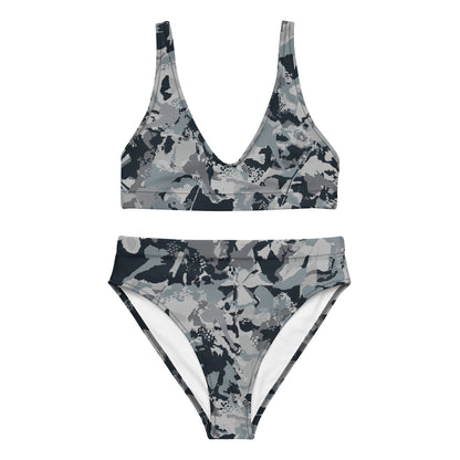 Bikini a vita alta mimetico