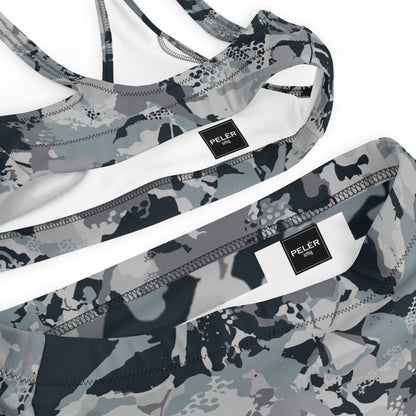 Bikini a vita alta mimetico